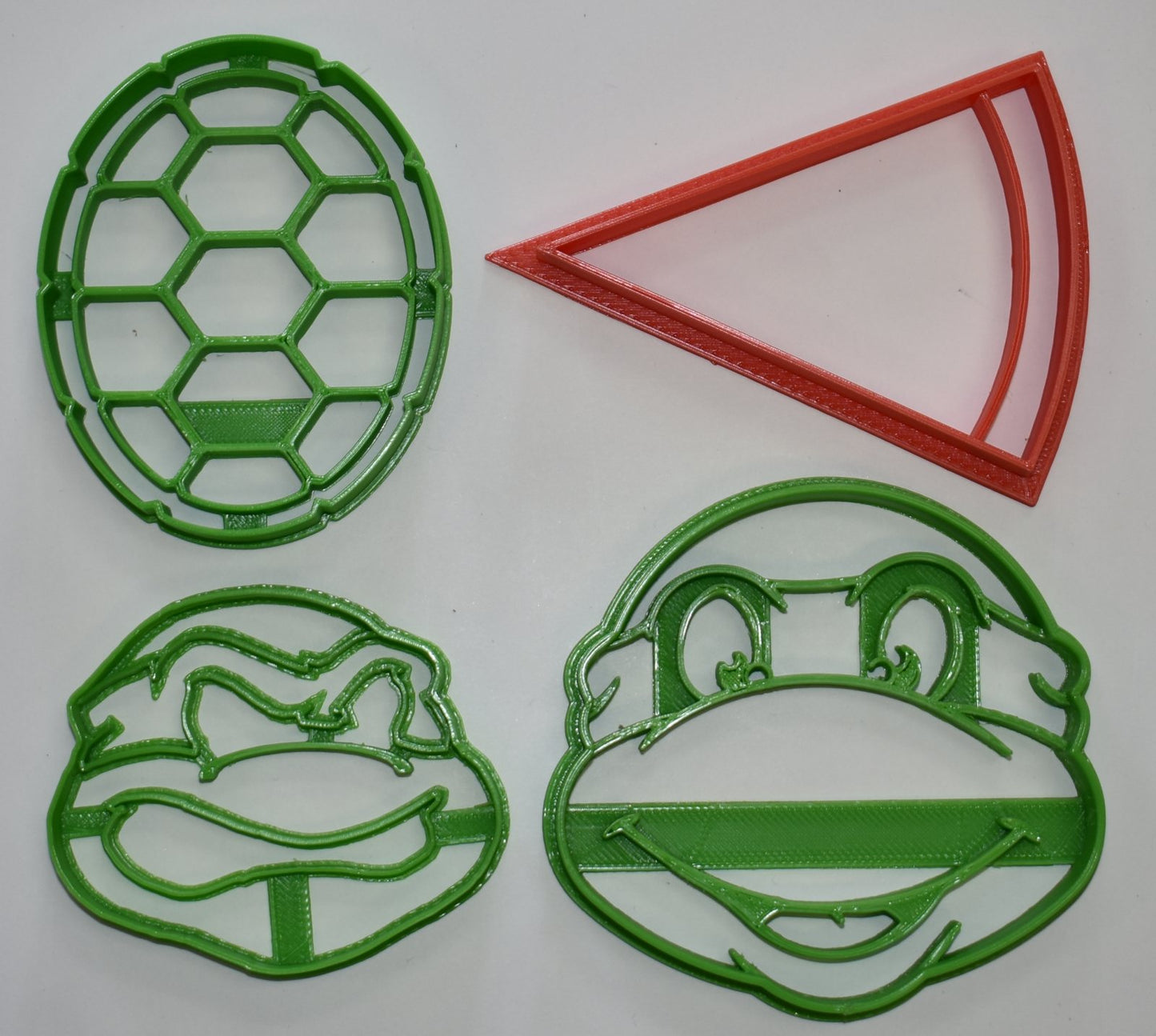 Teenage Mutant Ninja Turtles TMNT Characters Set Of 4 Cookie Cutters USA PR1072