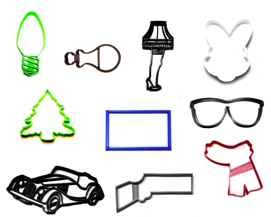 A Christmas Story Classic Christmas Movie Set Of 10 Cookie Cutters USA PR1394