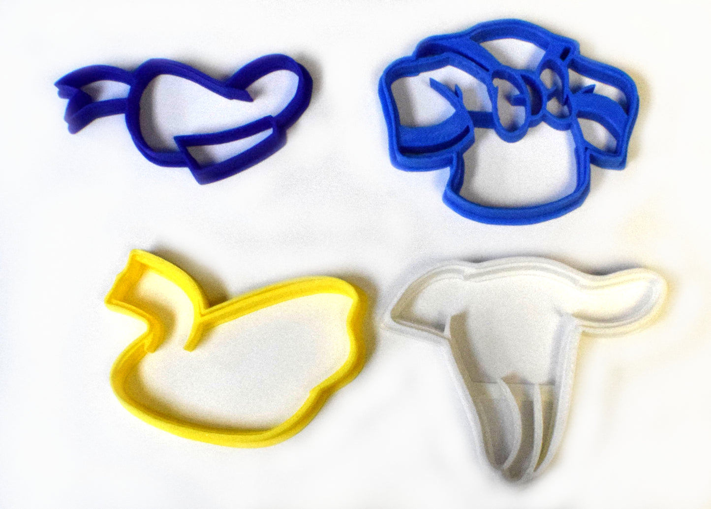 Donald Duck Cartoon Character Set of 4 Cookie Cutters USA PR534