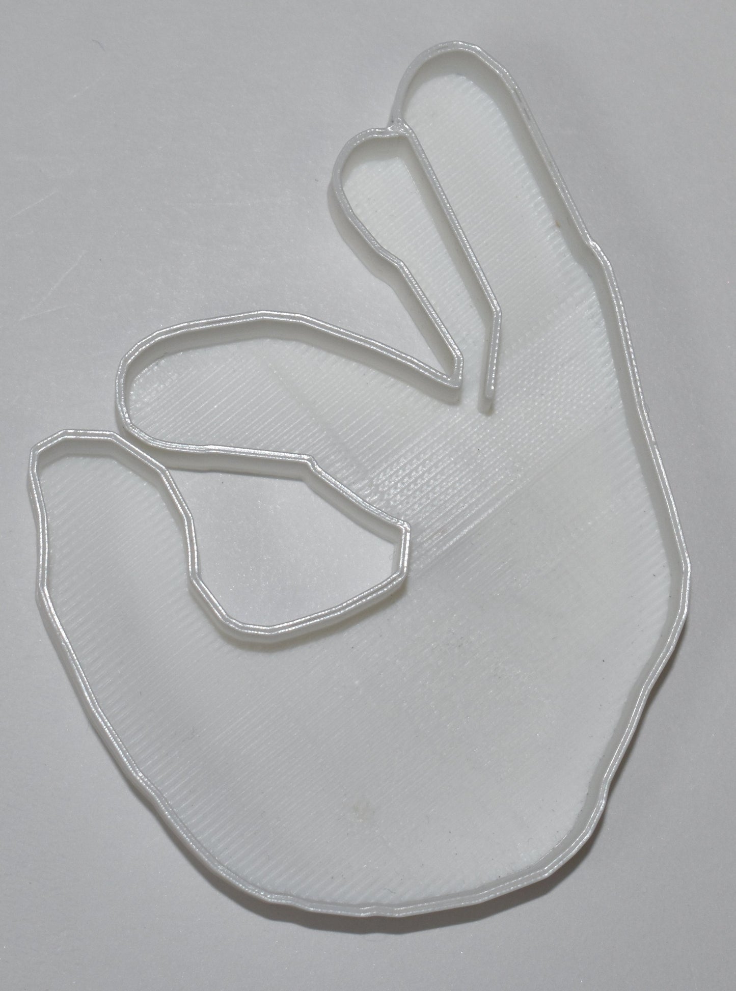 OK Okay Hand Meme Game Gesture Cookie Cutter Made in USA PR654