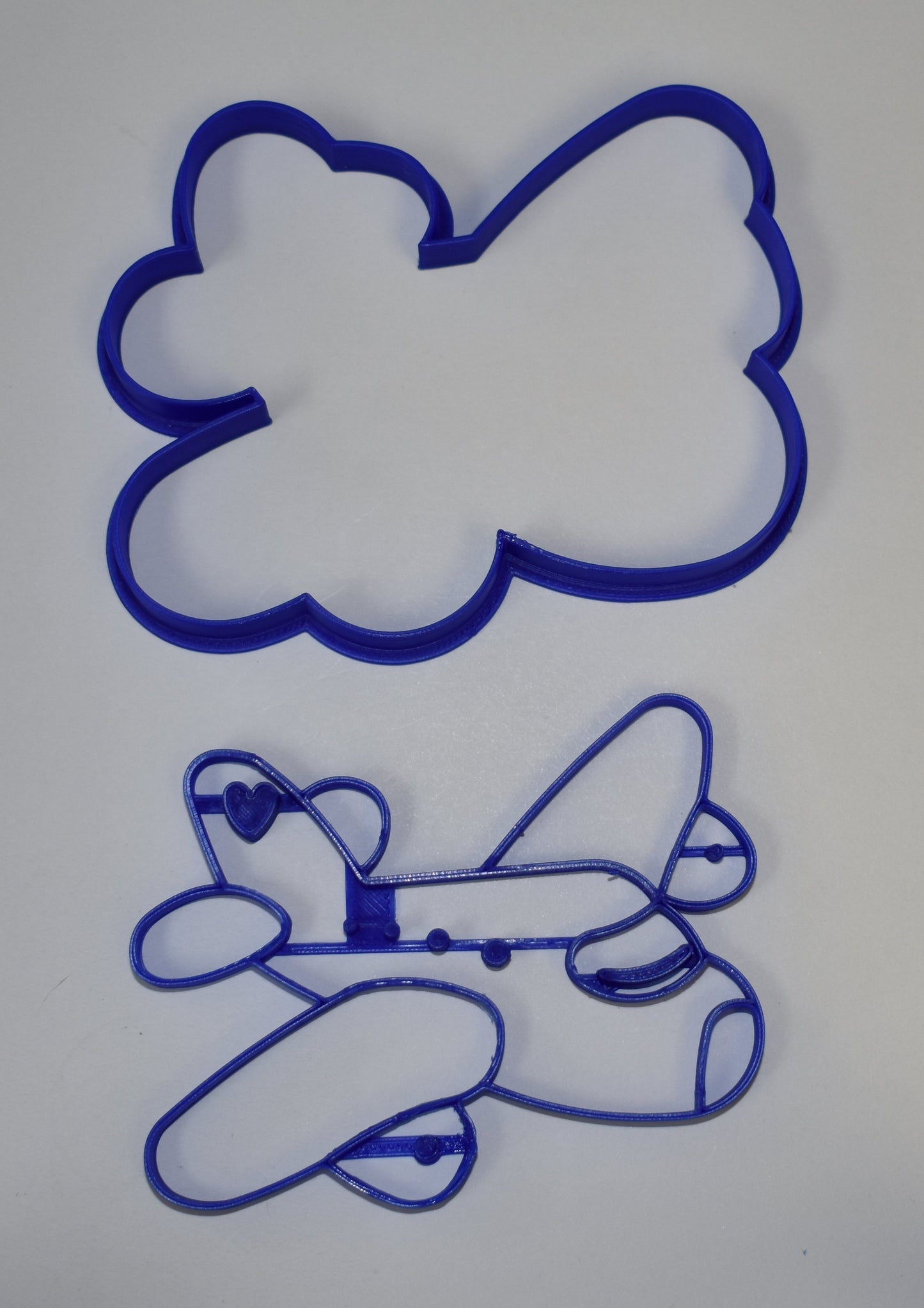 Airplane Jet Plane Cookie Cutter and Matching Cookie Stamp Made in USA PR673