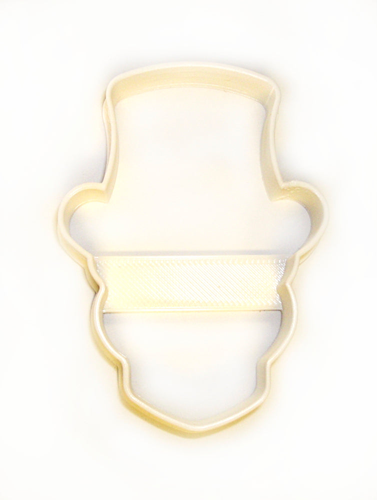 Skull With Top Hat Male Man Halloween Voodoo Tattoo Cookie Cutter USA PR853