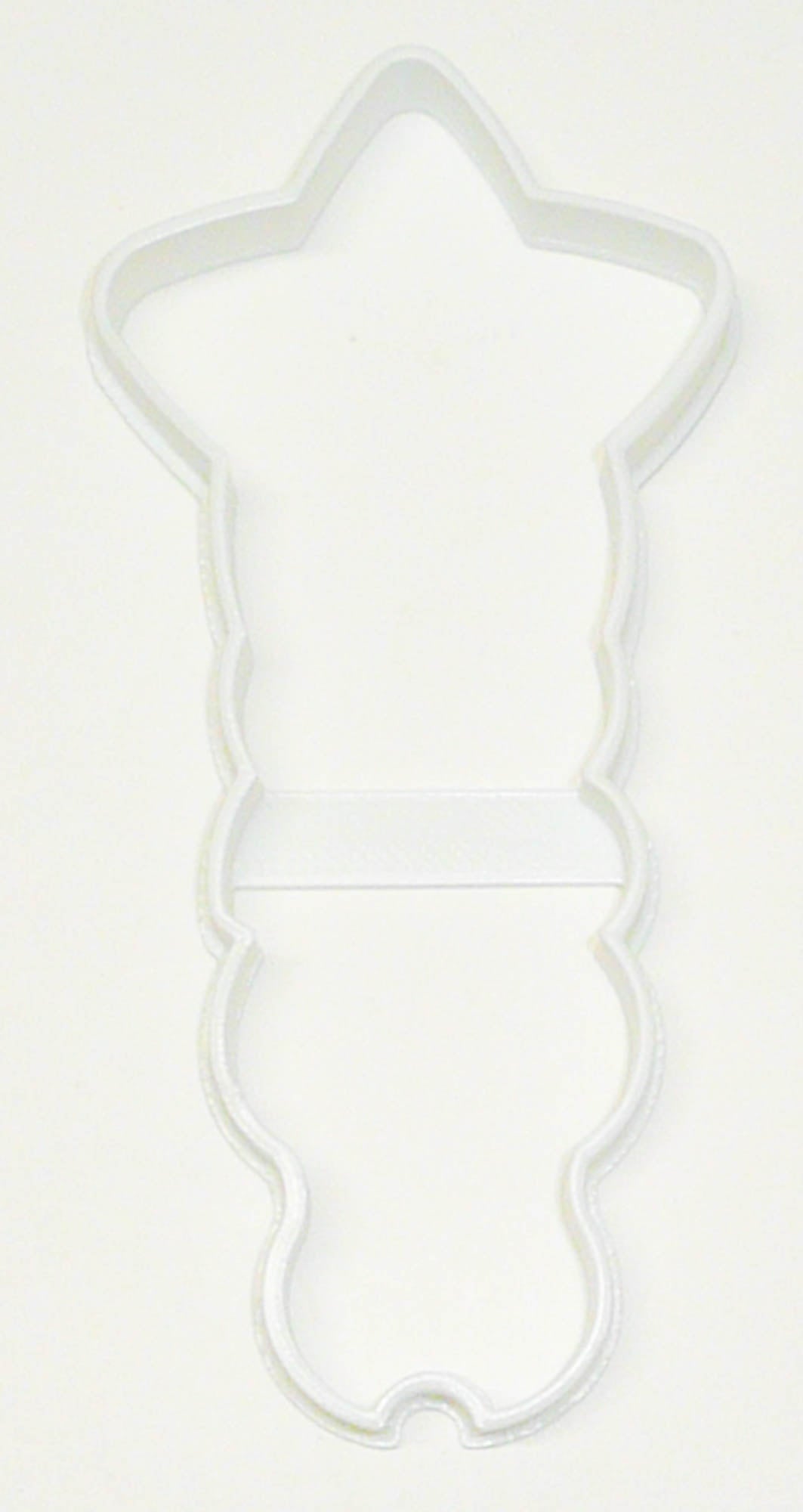 Fairy Wand Outline Princess Make Believe Cookie Cutter USA PR3172