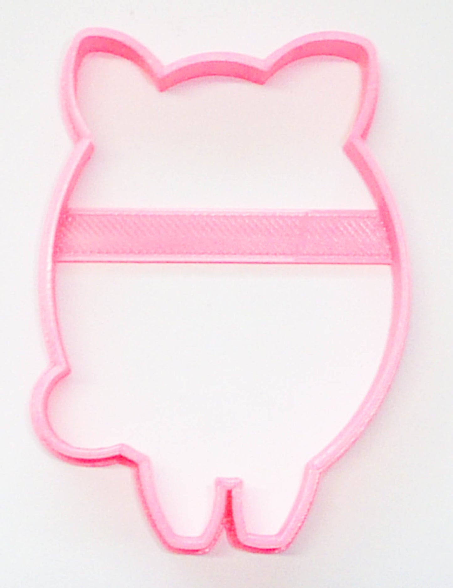 Pig Outline Front Facing Piggy Farm Animal Cookie Cutter USA PR3380