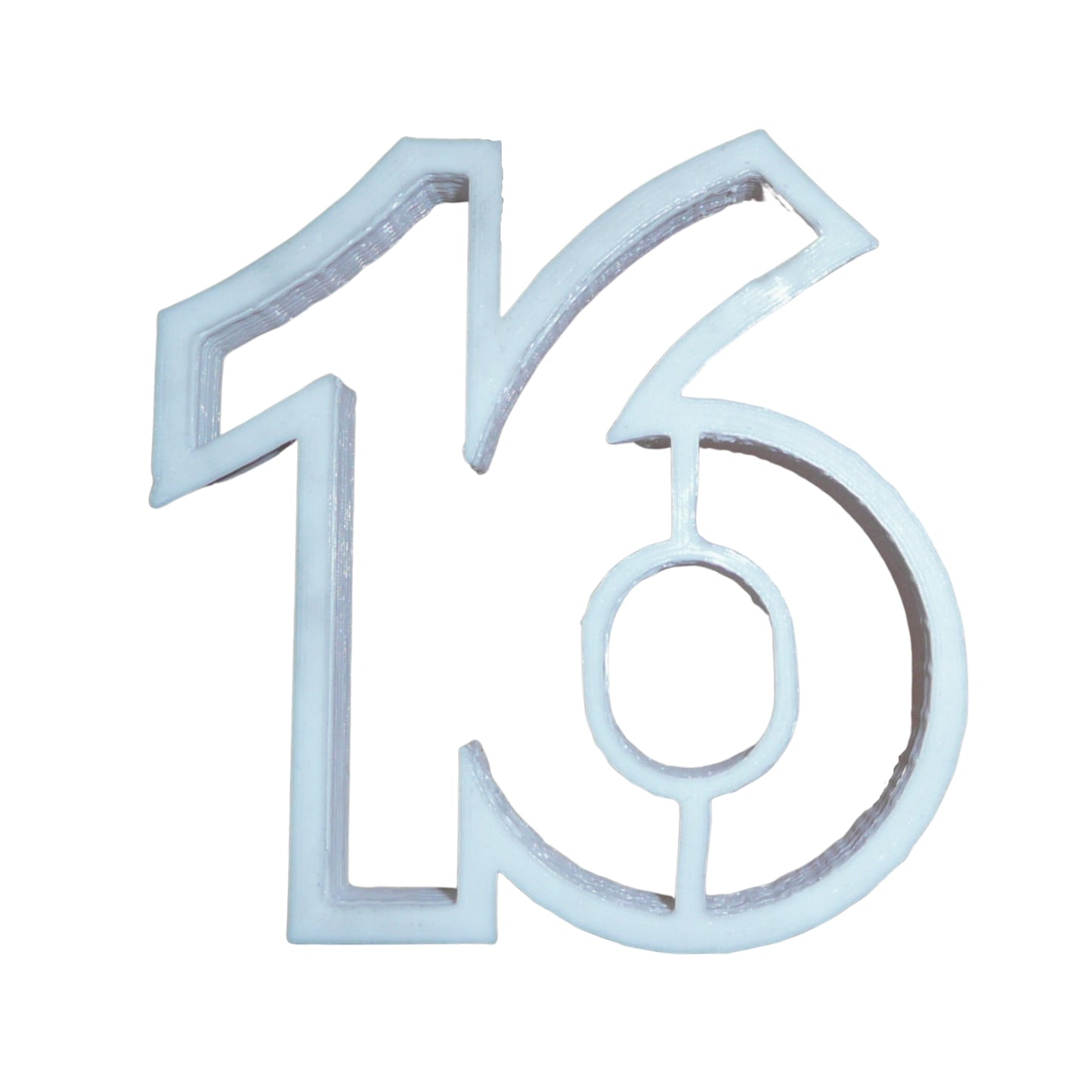 Sixteen Number 16 Sweet Birthday Anniversary Sports Cookie Cutter USA PR108-16