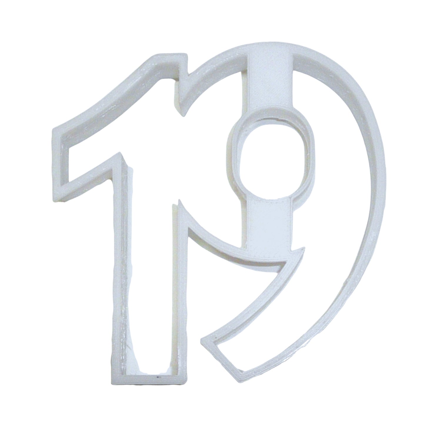 Number 19 Nineteen Birthday Anniversary Sports Cookie Cutter USA PR108-19