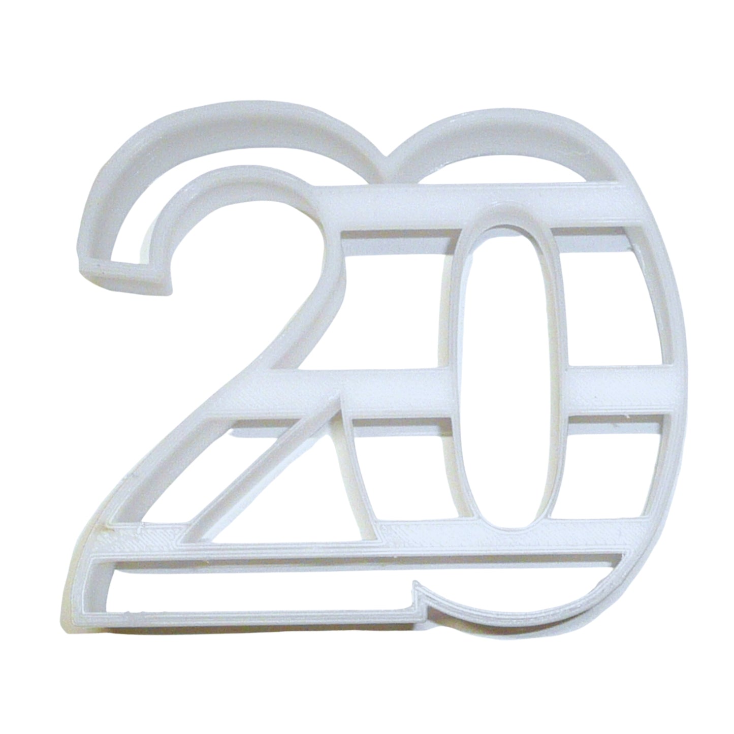 Number 20 Twenty Birthday Anniversary Party Cookie Cutter Made in USA PR108-20