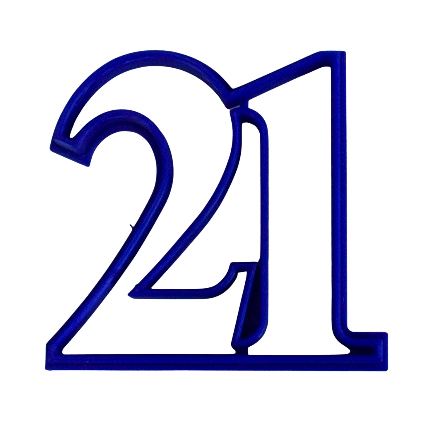 Number 21 Twenty-one 21st Birthday Anniversary Sports Cookie Cutter USA PR108-21