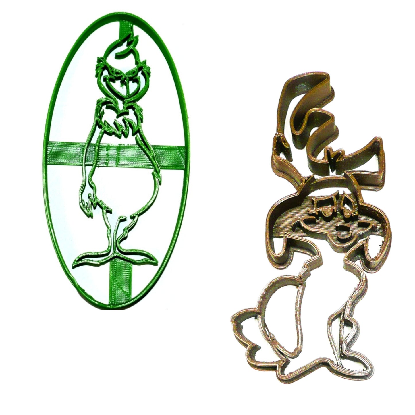 Grinch And Dog Max Dr Seuss Christmas Movie Set Of 2 Cookie Cutters USA PR1118