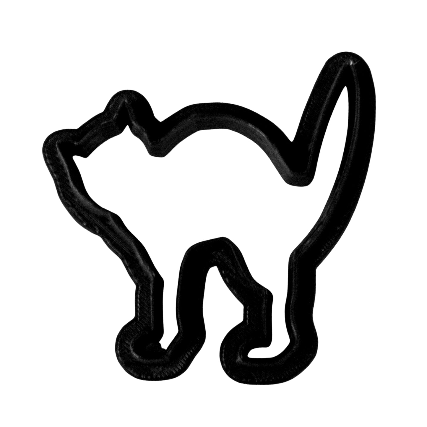 Scary Black Cat Halloween Feline Cookie Cutter Baking Tool USA PR115
