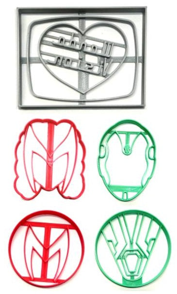 WandaVision TV Wanda Vision Scarlet Witch Set of 5 Cookie Cutters USA PR1563