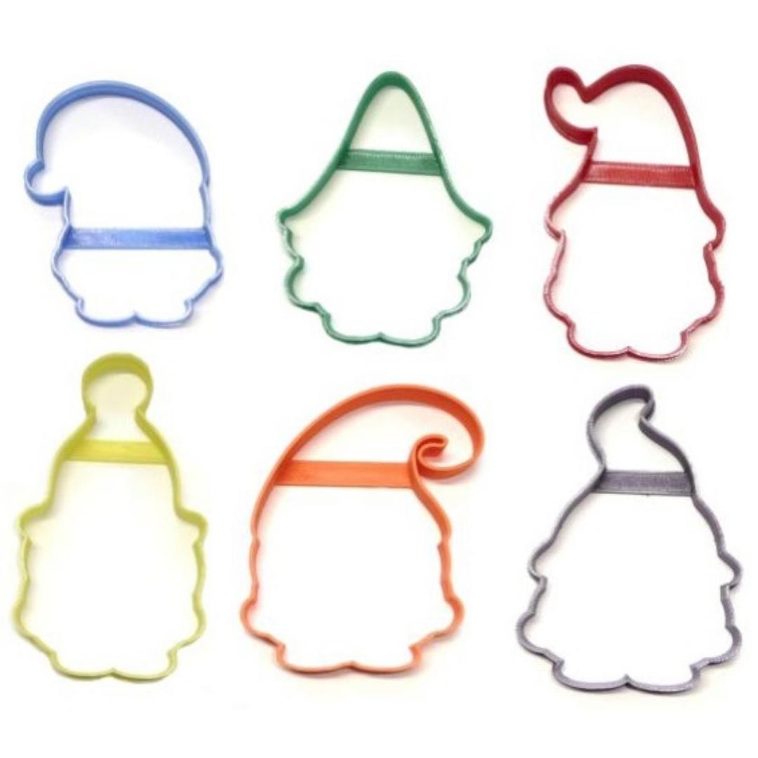 Gnome Outline Garden Mythical Creature Set Of 6 Cookie Cutters PR1617