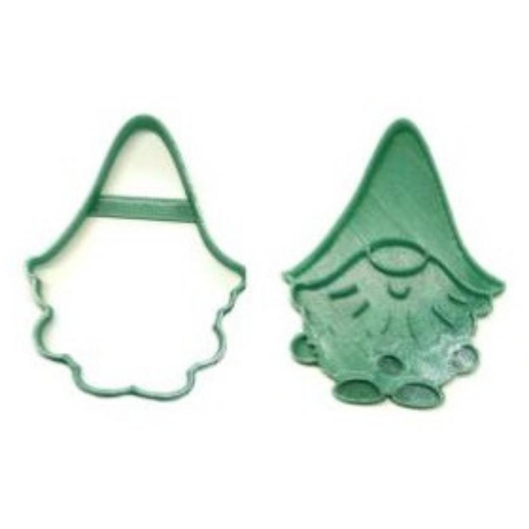 Gnome 2 Garden Mythical Creature Set Of 2 Cookie Cutter And Stamp PR1620