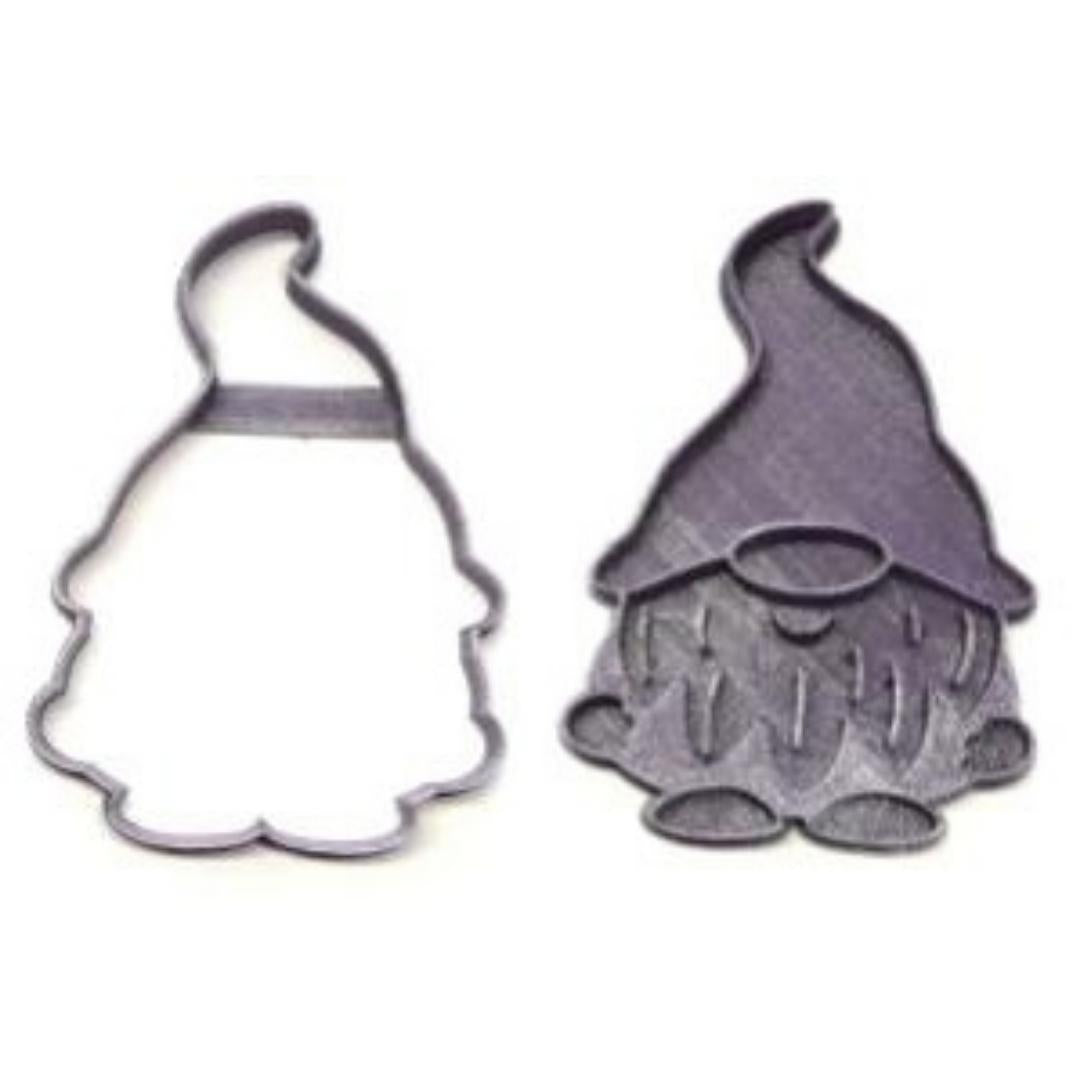 Gnome 6 Garden Mythical Creature Set Of 2 Cookie Cutter And Stamp PR1624