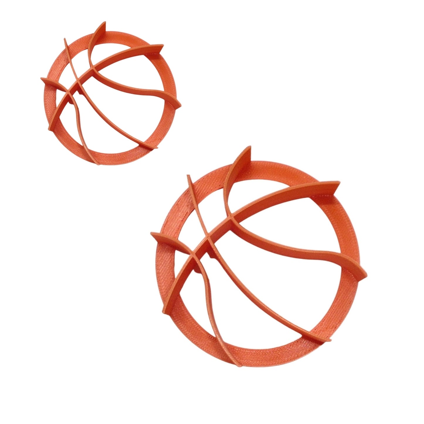 Basketball Set Of 2 Sizes Concha Cutters Bread Stamps Made in USA PR1767