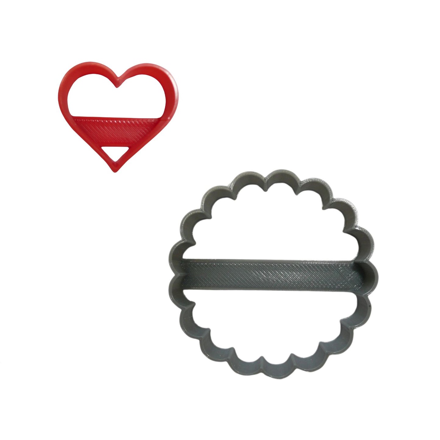 Heart Linzer Jam Filled Cookies Set Of 2 Cookie Cutters USA PR1856