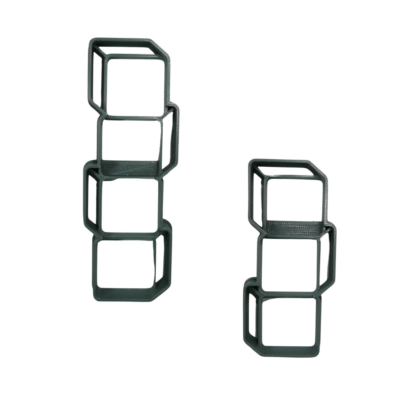 Baby Girl And Boy Blocks Shower Theme Set Of 2 Cookie Cutters Made In USA PR1952