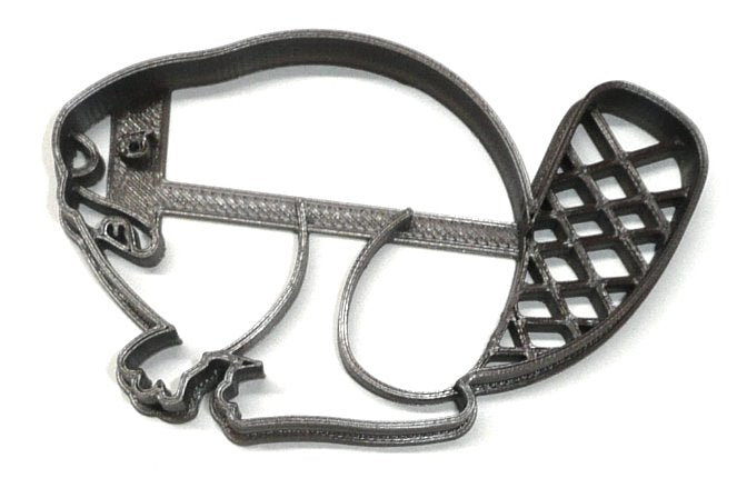 Beaver Detailed Large Rodent Animal Build Dams Cookie Cutter USA PR2135
