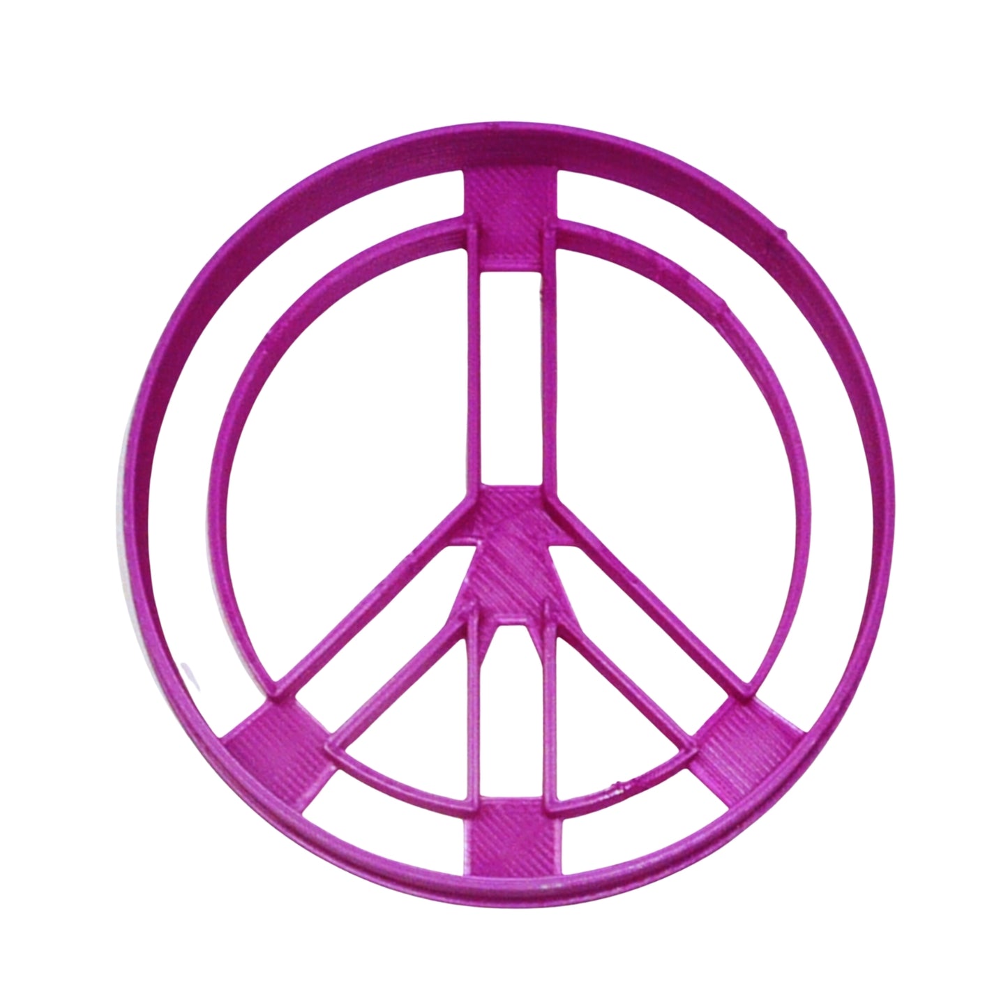Peace Sign Symbol 1960s 1970s Retro Hippie Cookie Cutter USA PR2165