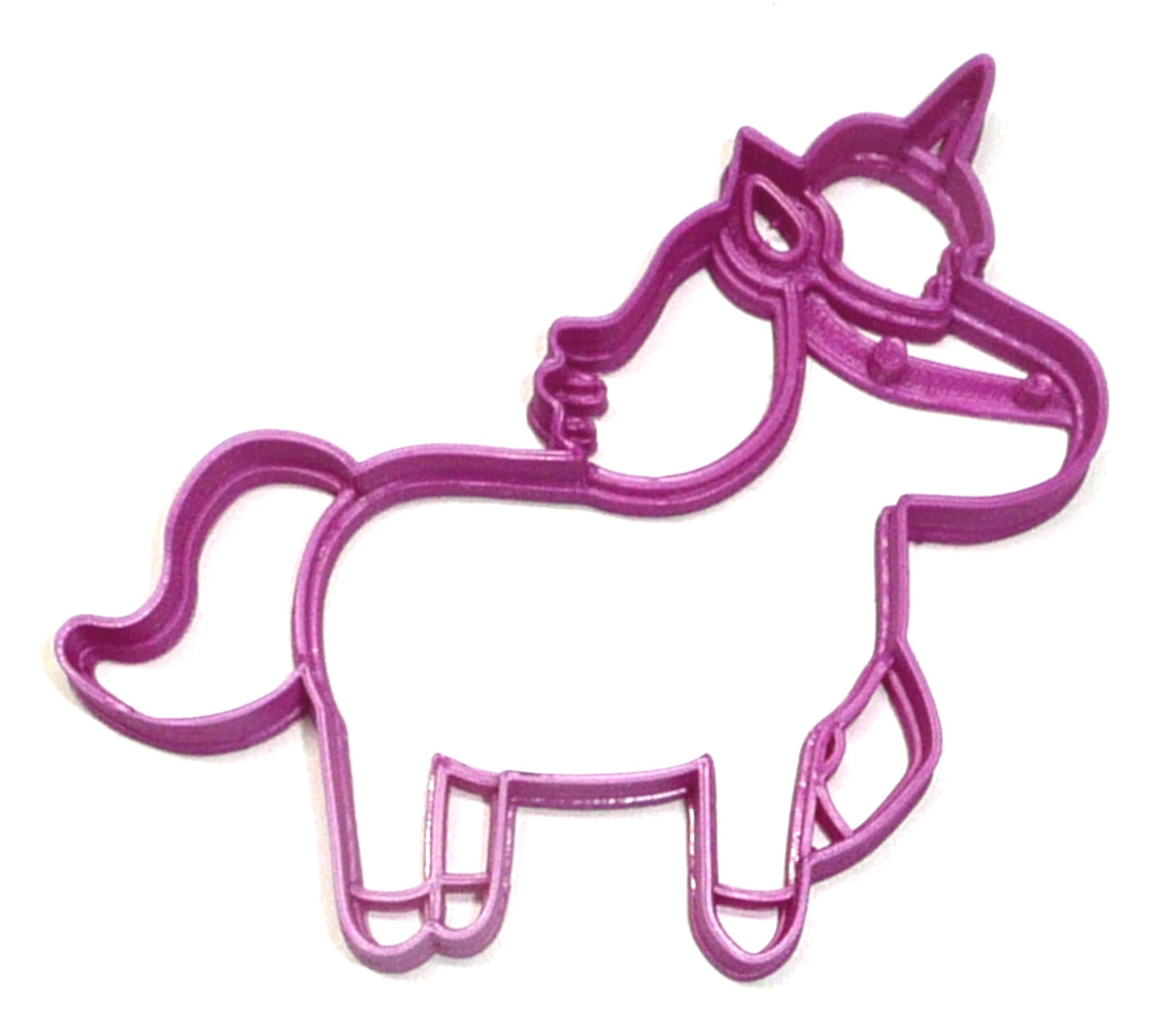 Unicorn Magical Horse with Sprialed Horn Cookie Cutter USA PR2303