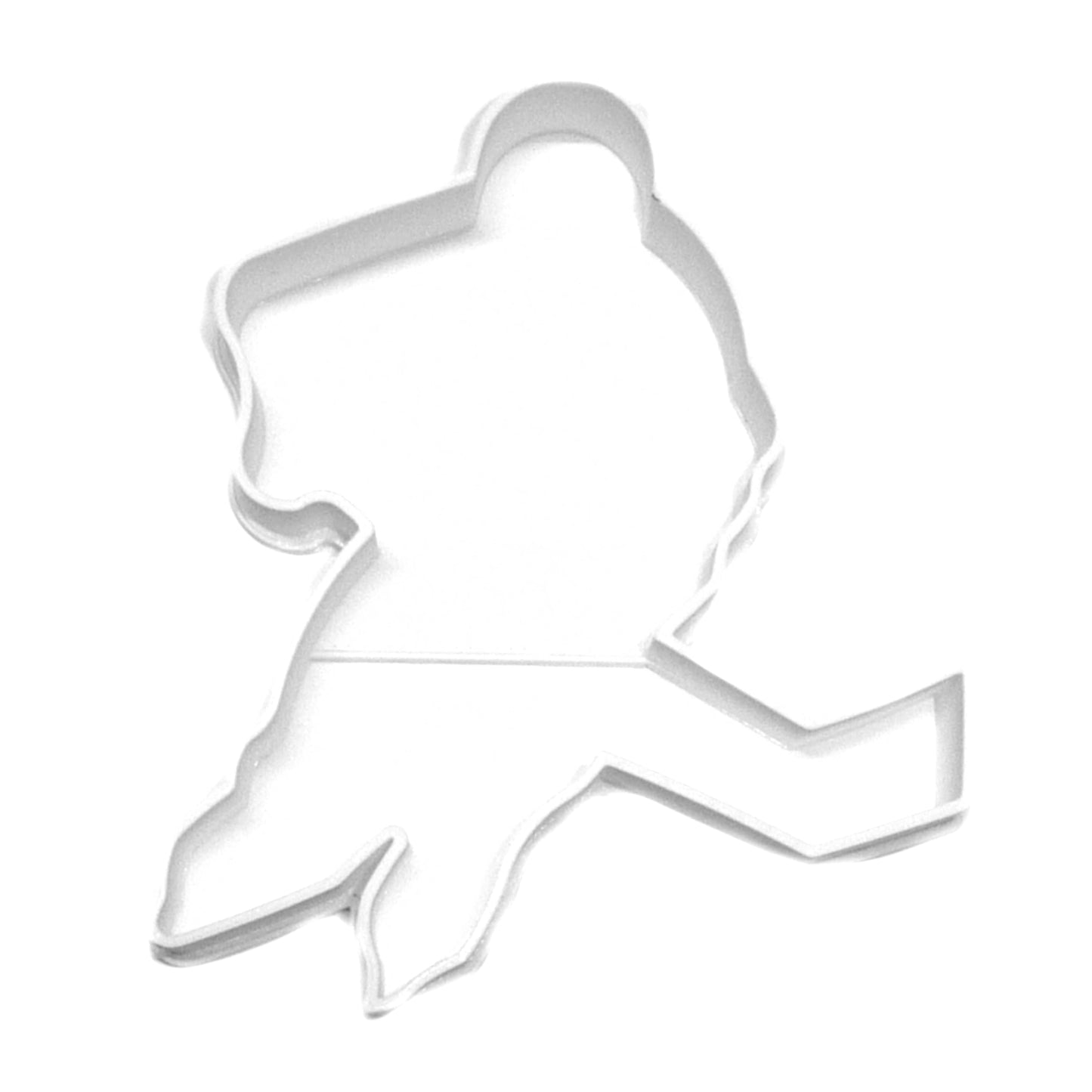 Ice Hockey Player With Stick Outline Cookie Cutter Made In USA PR2483