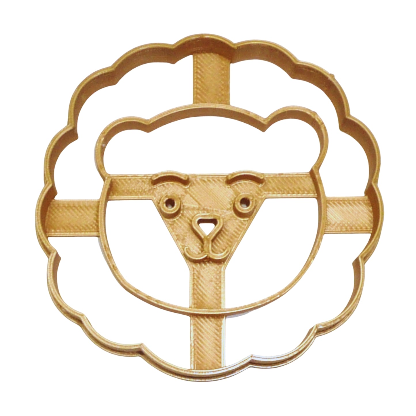 Lion Detailed Face Head Leo Zoo Animal African Safari Cookie Cutter USA PR2622