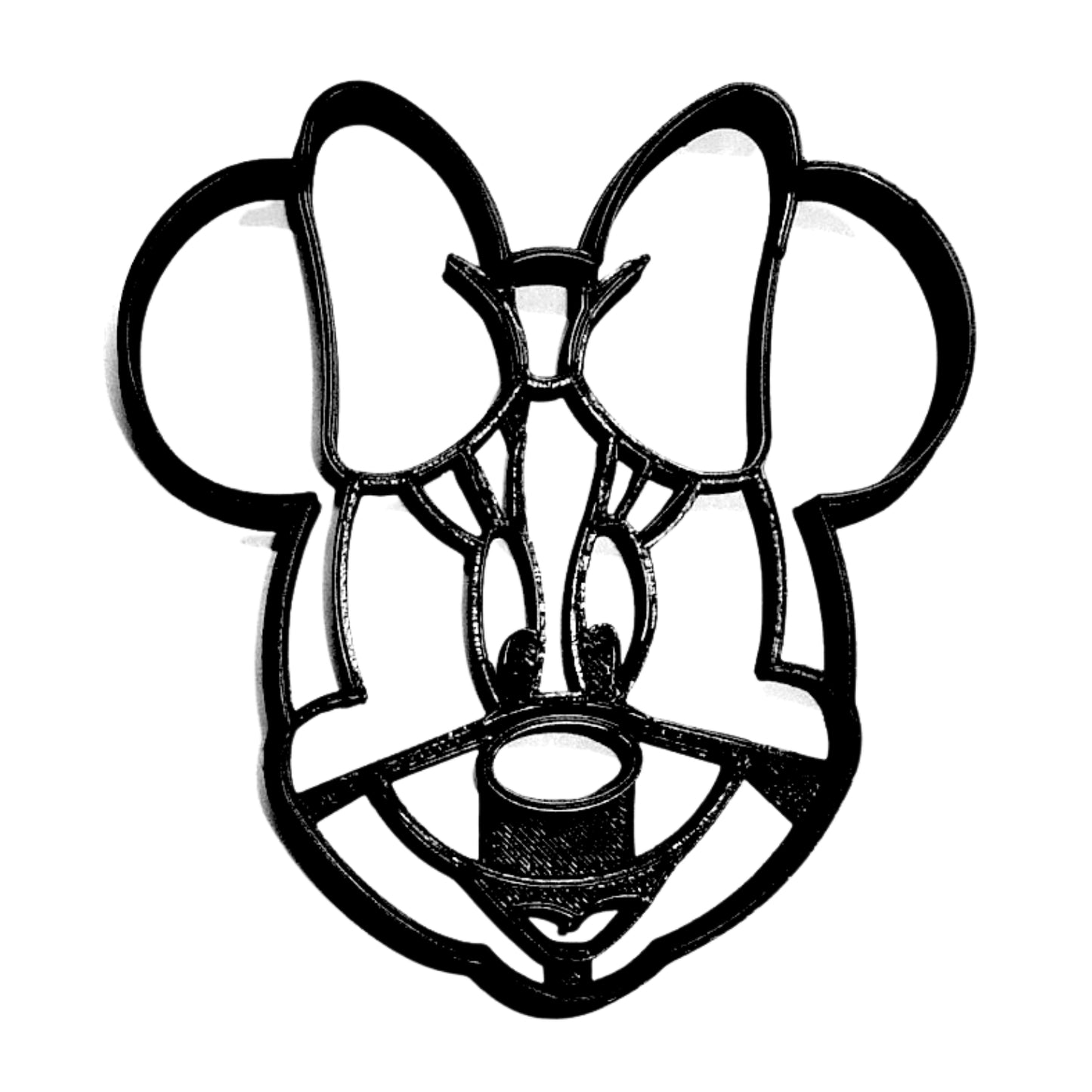 Minnie Mouse With Bow Detailed Face Cartoon Character Cookie Cutter USA PR3025