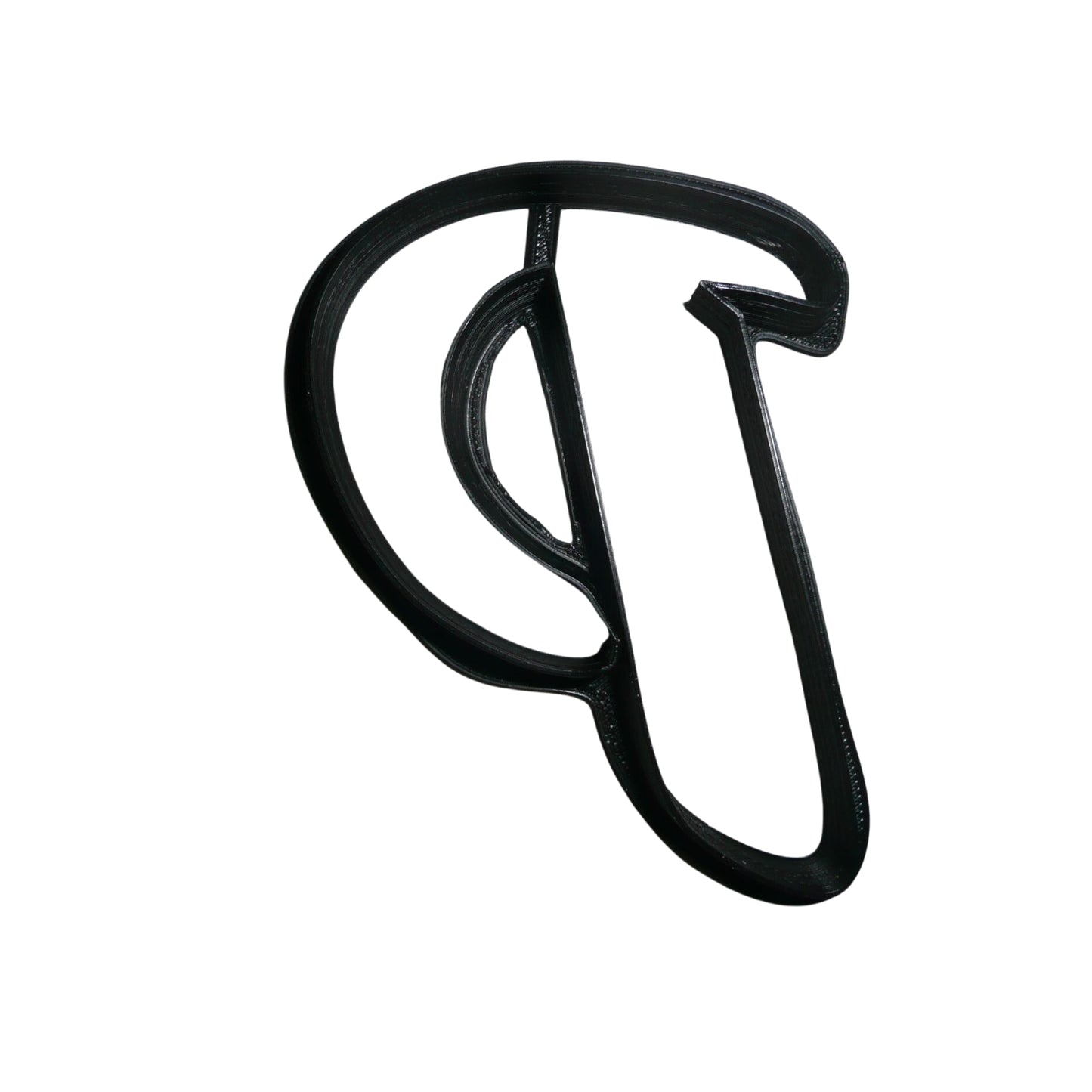 Letter P Uppercase Fancy Stylized Font Alphabet Cookie Cutter USA PR3343