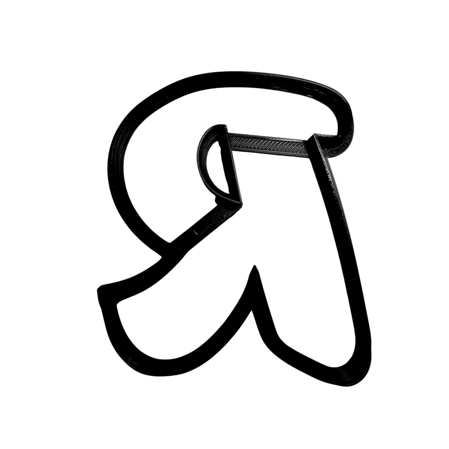 Letter R Uppercase Fancy Stylized Font Alphabet Cookie Cutter USA PR3345