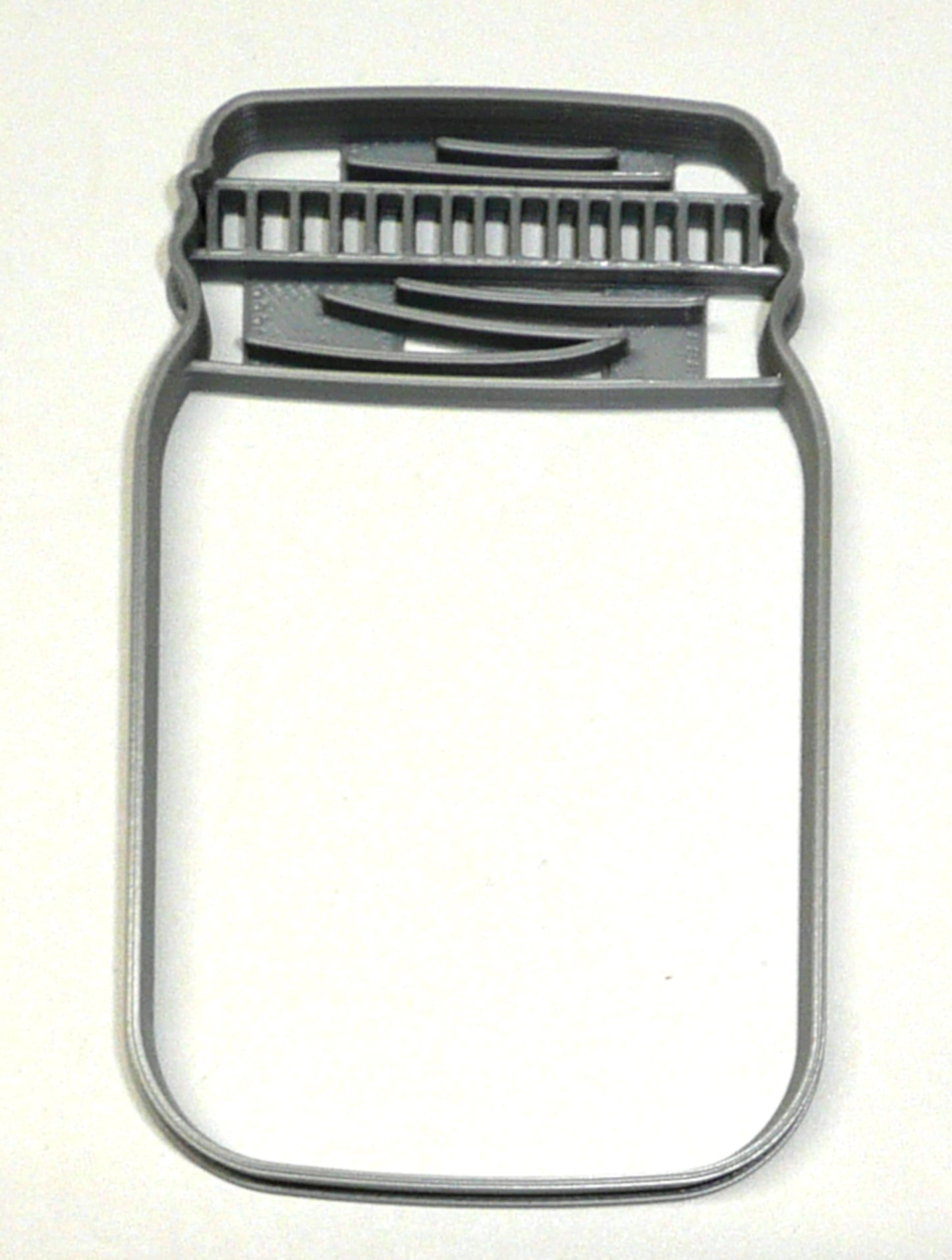 Mason Jar Detailed Lid Medium Size Cookie Cutter Made in USA PR3437