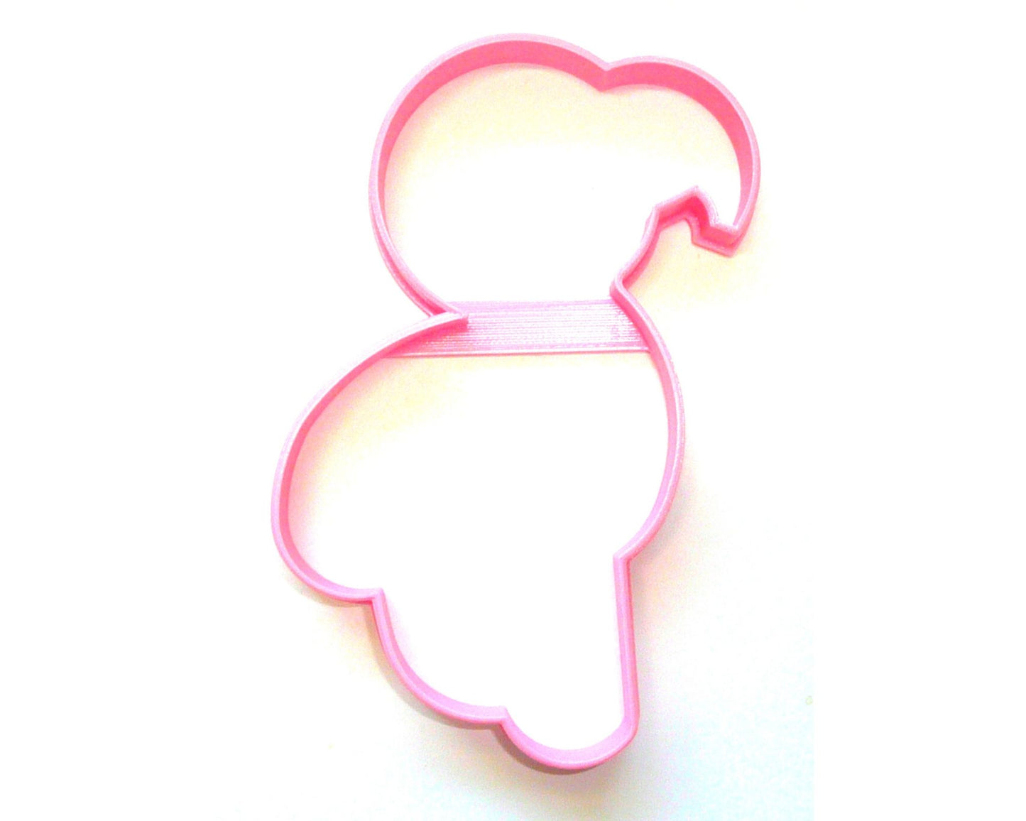 Flamingo Outline Water Wading Pink Bird Cookie Cutter Baking Tool USA PR3476