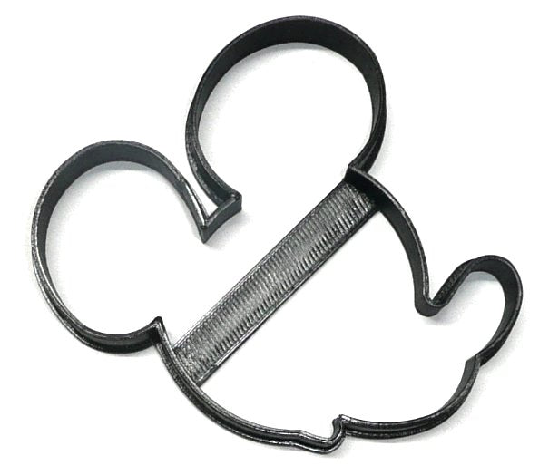 Mickey Mouse Head Side Facing Outline Cartoon Character Cookie Cutter USA PR3516