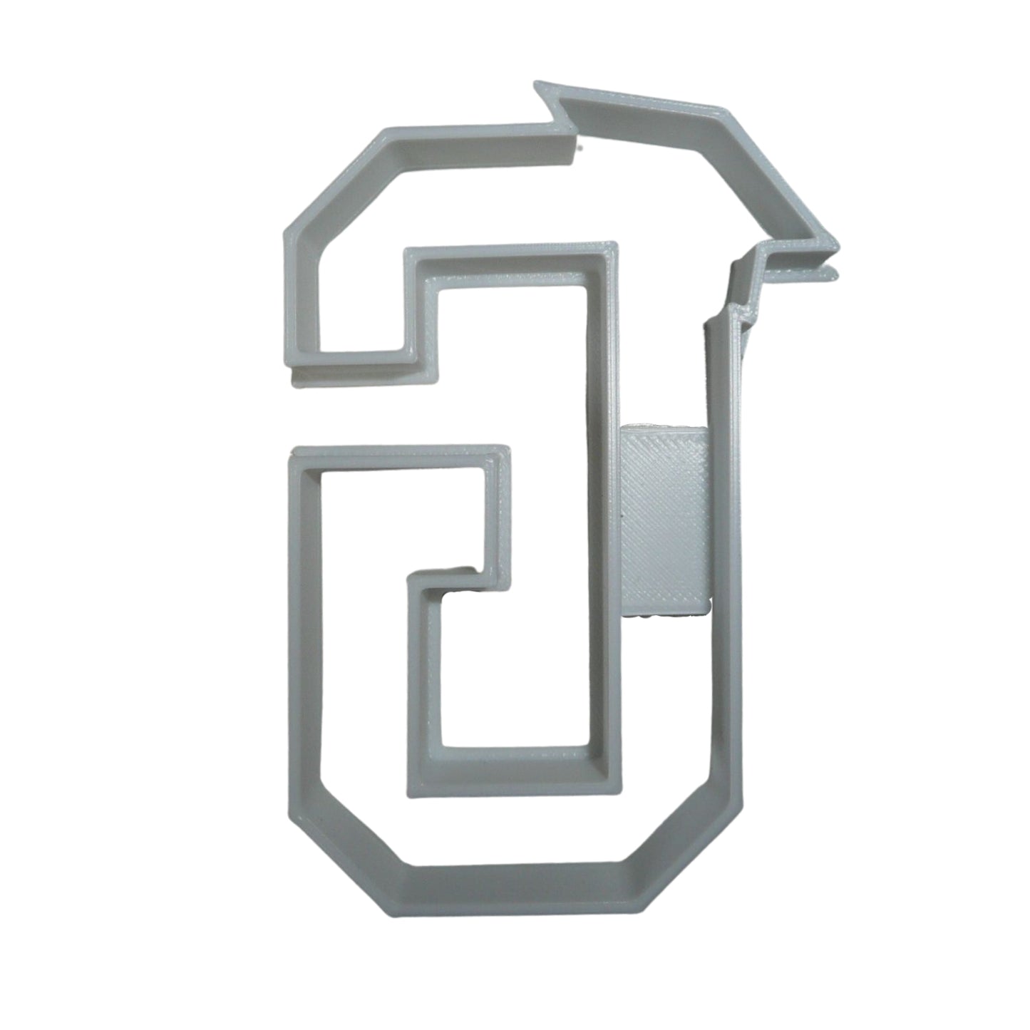 Block Letter G with Graduation Cap School Cookie Cutter USA PR3728
