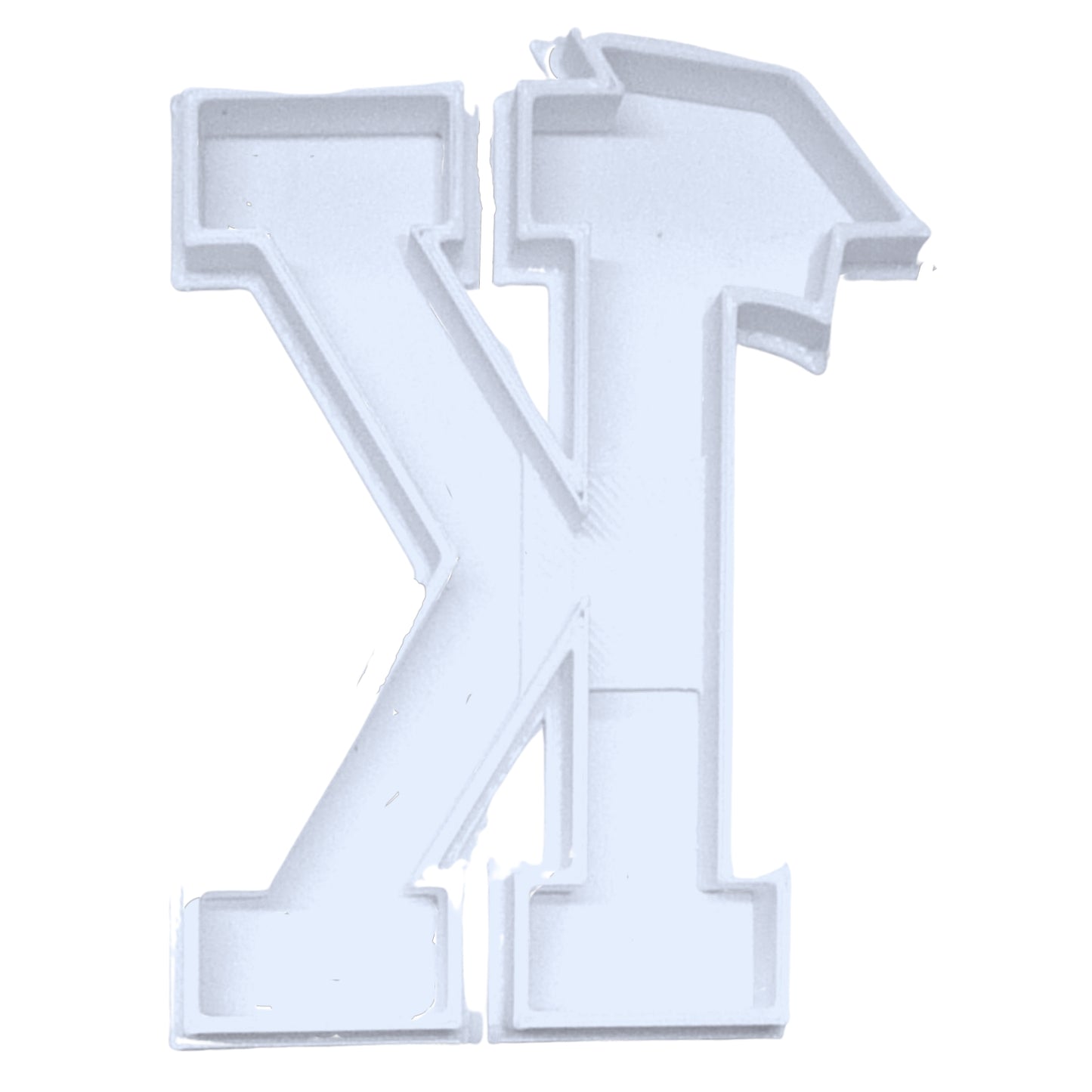 Block Letter K with Graduation Cap School Cookie Cutter USA PR3732