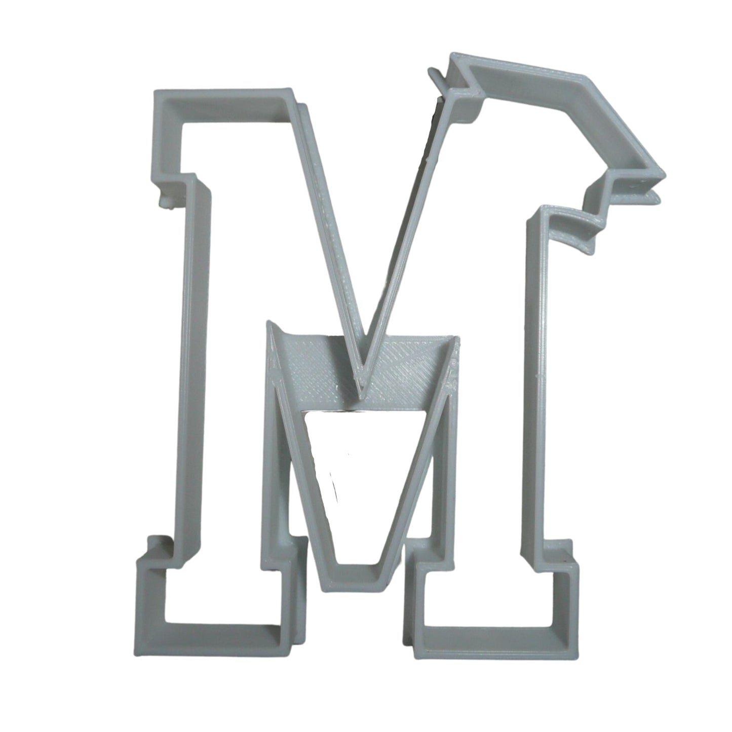 Block Letter M with Graduation Cap School Cookie Cutter USA PR3734
