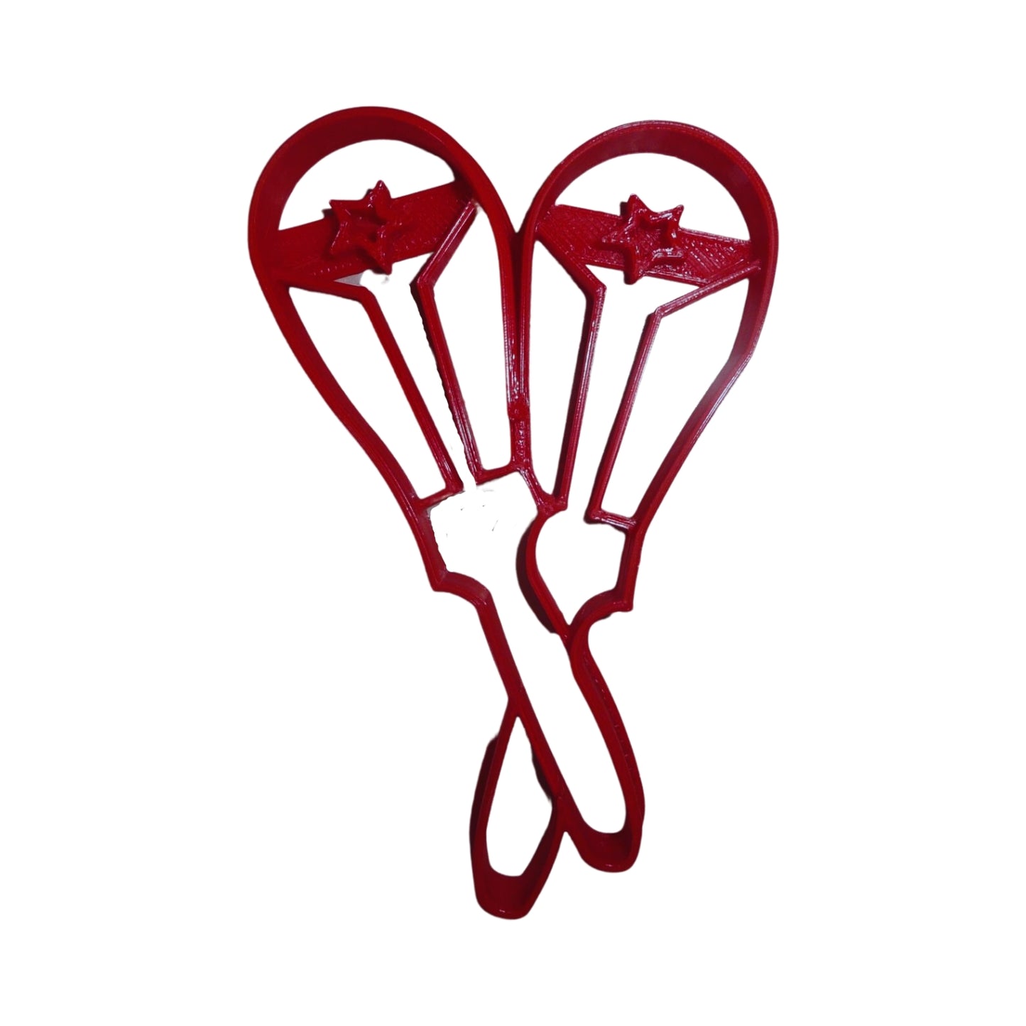 Maracas With Puerto Rican Flag Caribbean Music Shakers Cookie Cutter USA PR3755