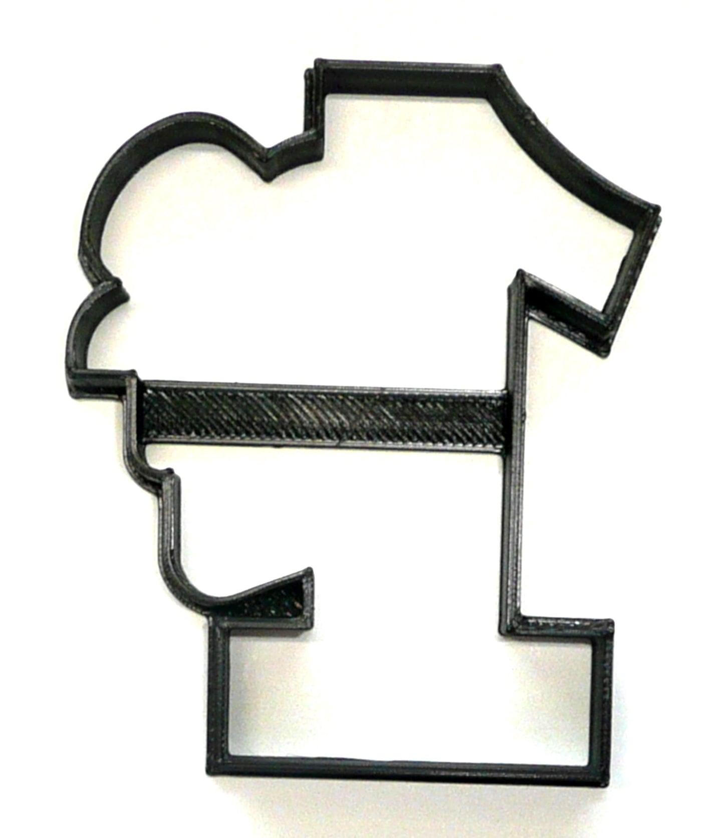 Number One 1 Outline With Floral Flower Edges Cookie Cutter USA PR3757