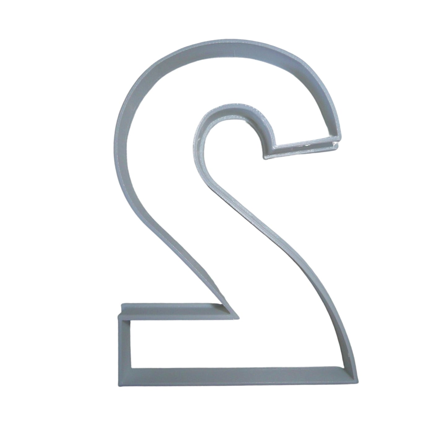 Number Two 2 Birthday Anniversary Large Size 4" Cookie Cutter USA PR3802