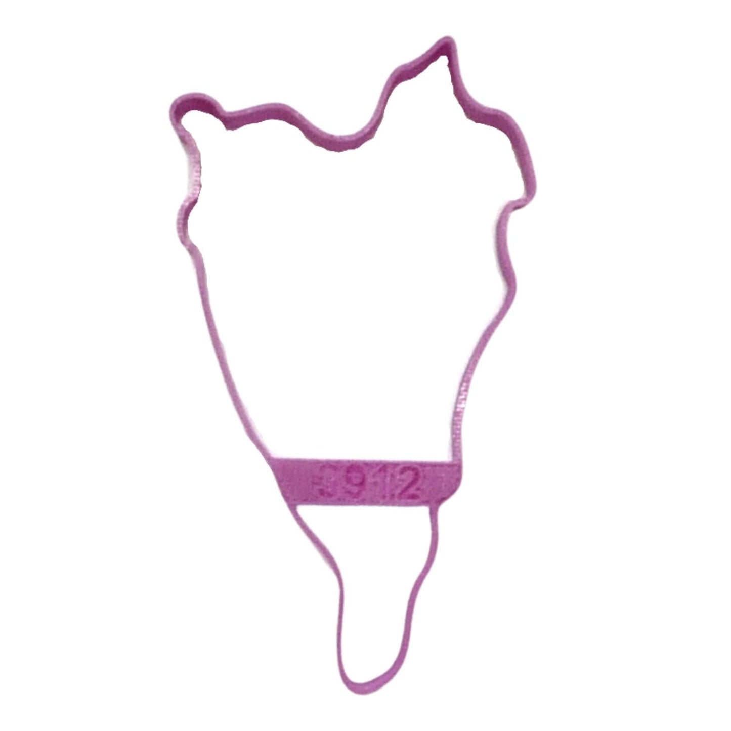 Yauco Puerto Rico Municipality Outline Cookie Cutter Made In USA PR3912