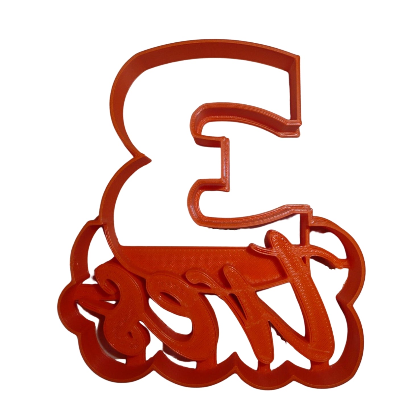 Spanish Number Tres 3 With Word Cookie Cutter Cortador De Galletas USA PR4123