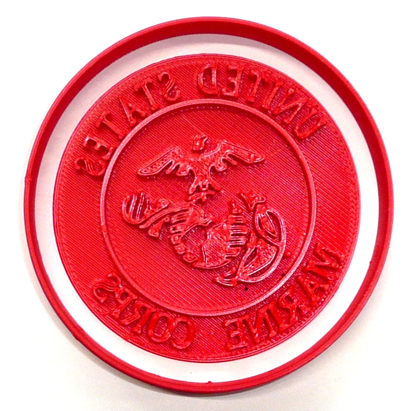 2 Piece United States Marine Corps Cookie Cutter and Stamp USA PR4136