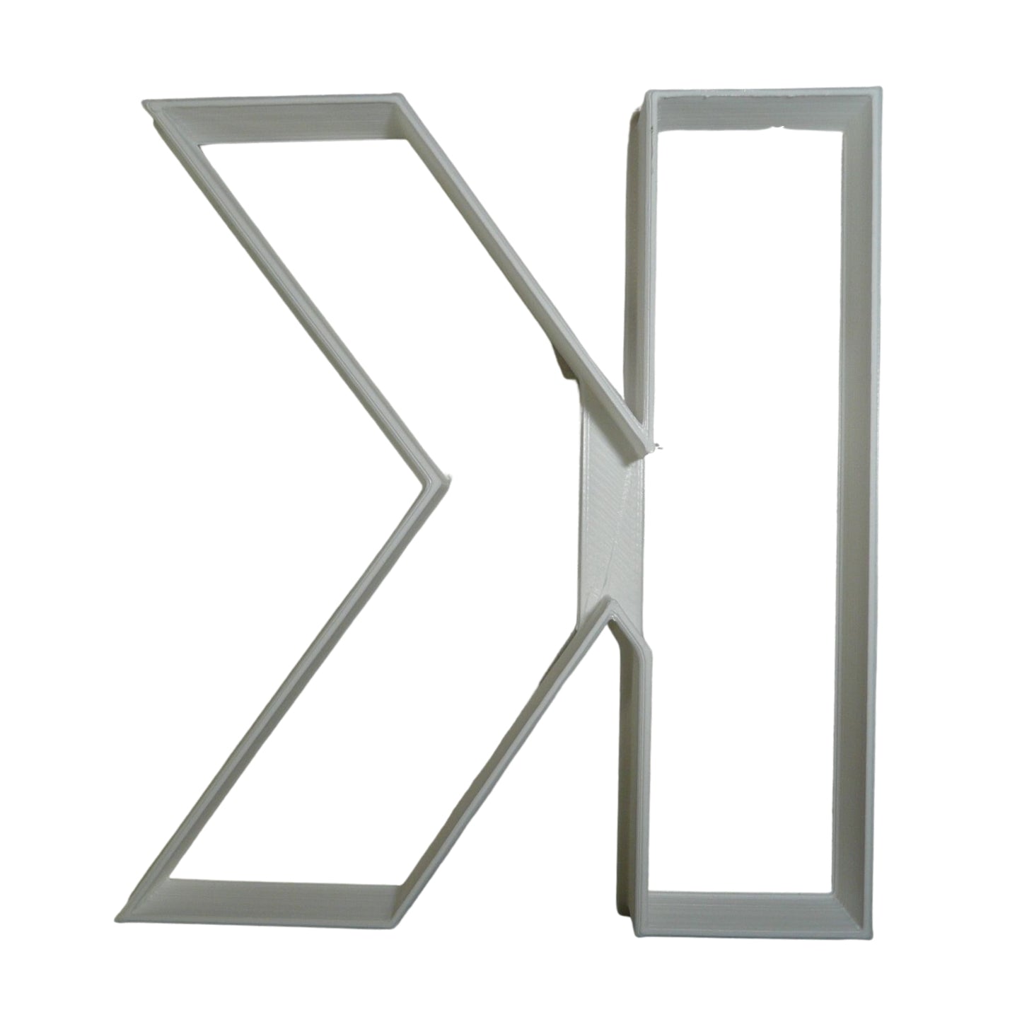Letter K 4 Inch Uppercase Capital Block Font Cookie Cutter USA PR4224