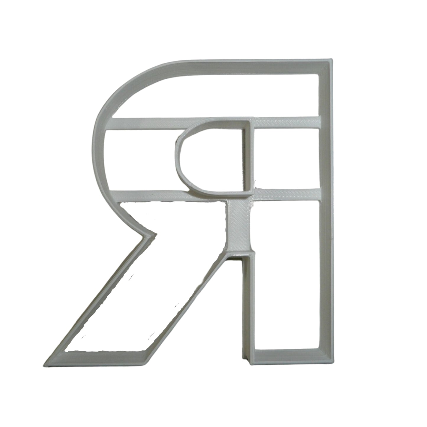 Letter R 4 Inch Uppercase Capital Block Font Cookie Cutter USA PR4231