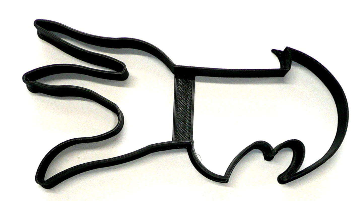 Batman Half Nightmare Before Christmas Bow Mashup Cookie Cutter USA PR4243