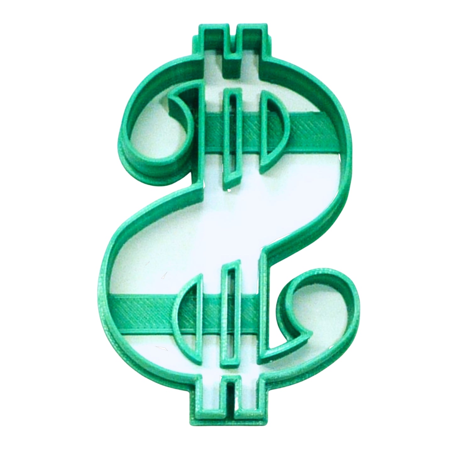 Dollar Sign Money Symbol Detailed Cookie Cutter Made in USA PR4405