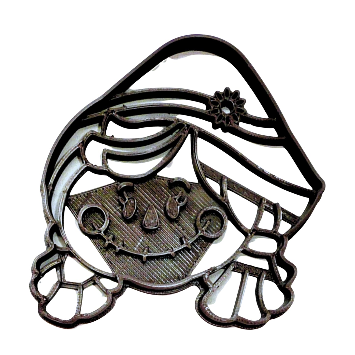 Scarecrow Girl Face Halloween Fall Season Cookie Cutter USA PR4417