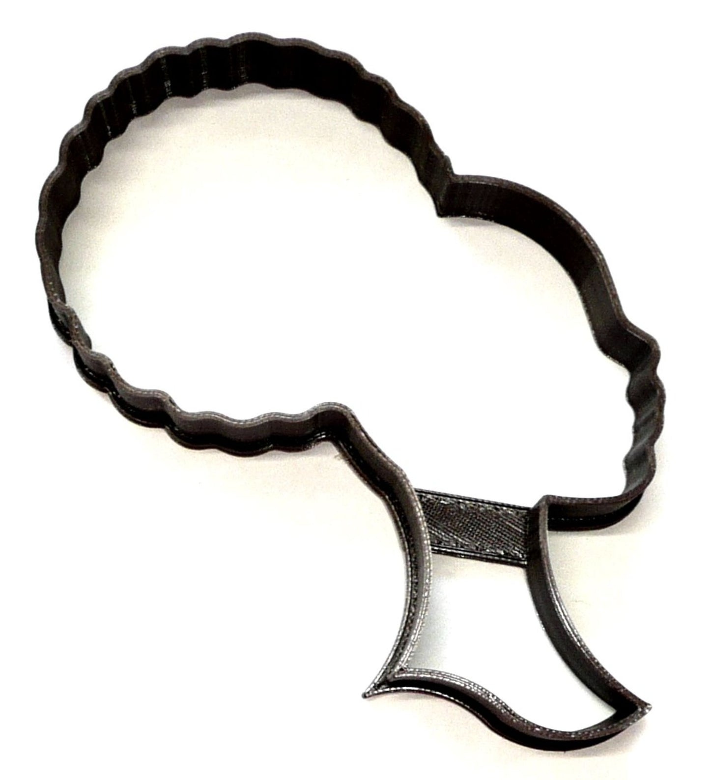 Afro Girl Silhouette Side View Barbie Cookie Cutter USA PR4448
