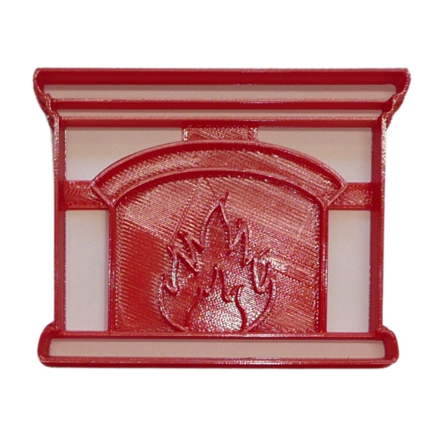 Fireplace Cozy Warm Hearth Winter Detailed Cookie Cutter Made In USA PR4920