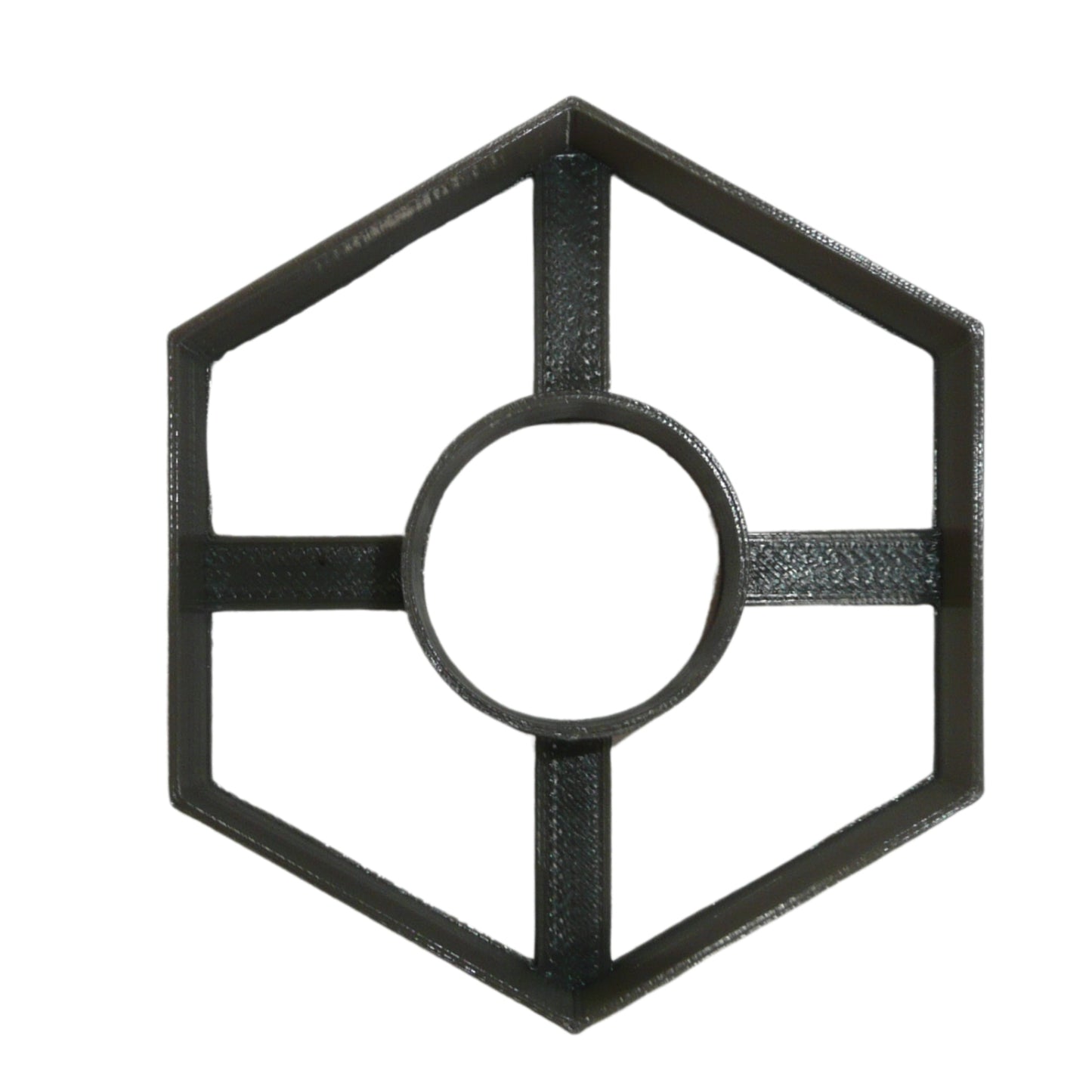 Nut Shape Detailed Construction Theme Cookie Cutter Made In USA PR5267