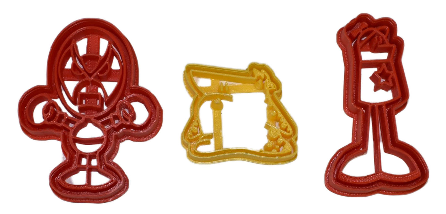 Homestar Runner Web Cartoon Characters Set Of 3 Cookie Cutters USA PR650